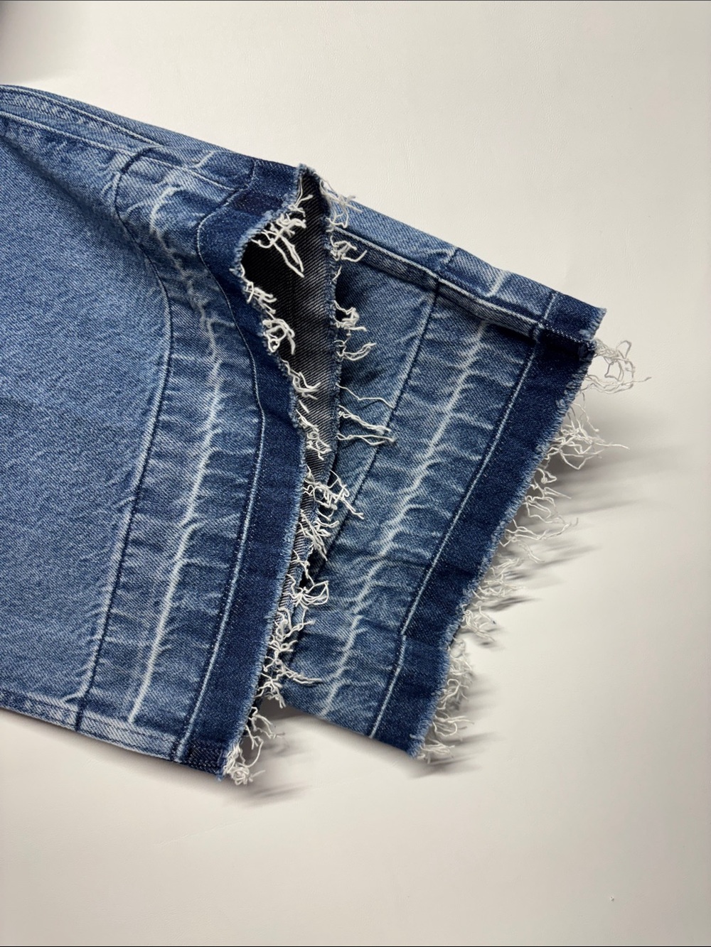 ✨Madewell Denim Culottes Blue Wide-Leg Cropped Jeans Size W30 - Picture 9 of 16